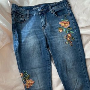 Embroidered Jeans